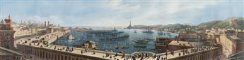 GENOVESE SCHOOL, EARLY 19TH CENTURY A View of the Harbor at Genoa.
